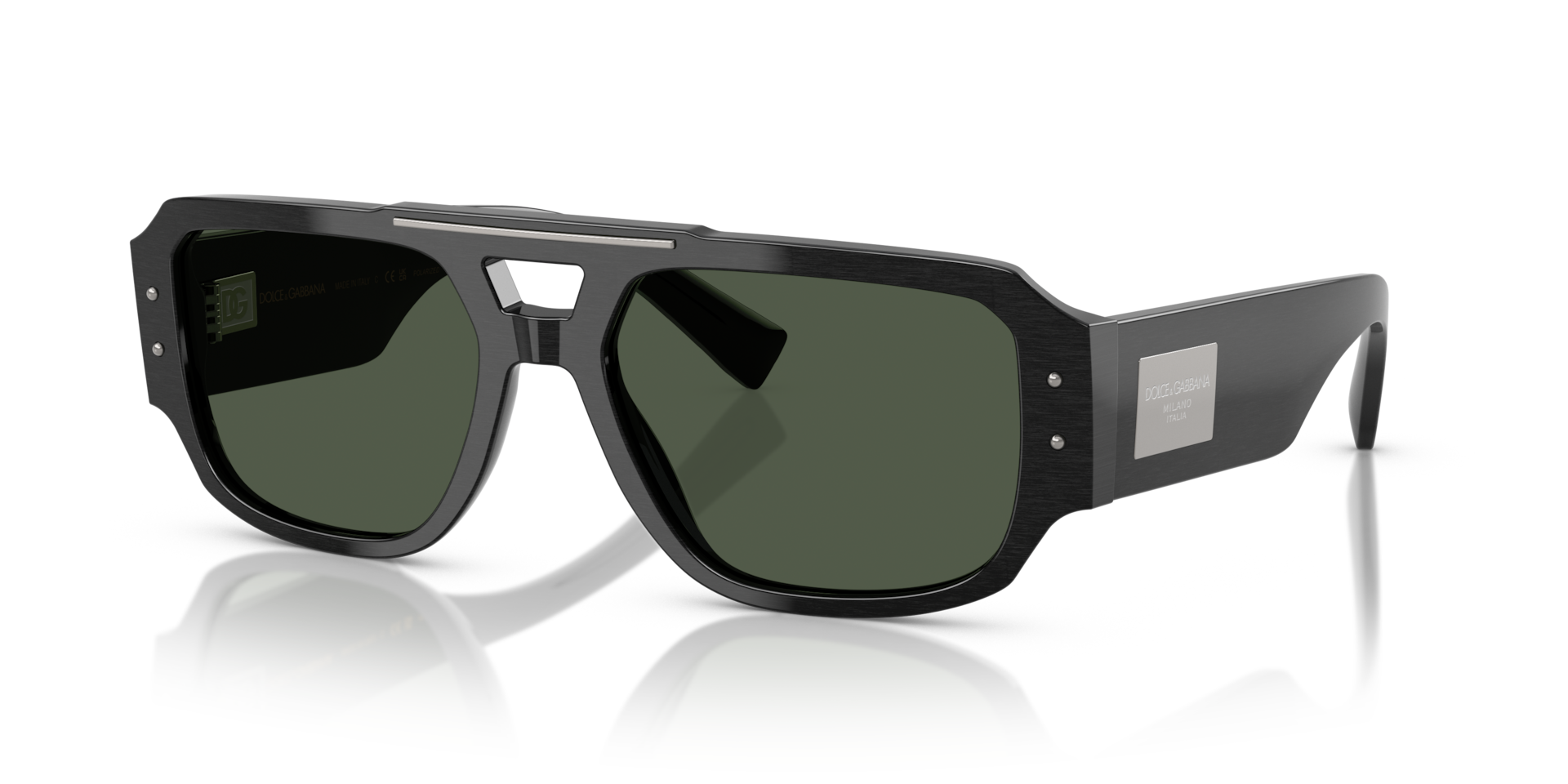 Dolce&Gabbana DG4482 XL (57 - 18) with Green lenses and Black