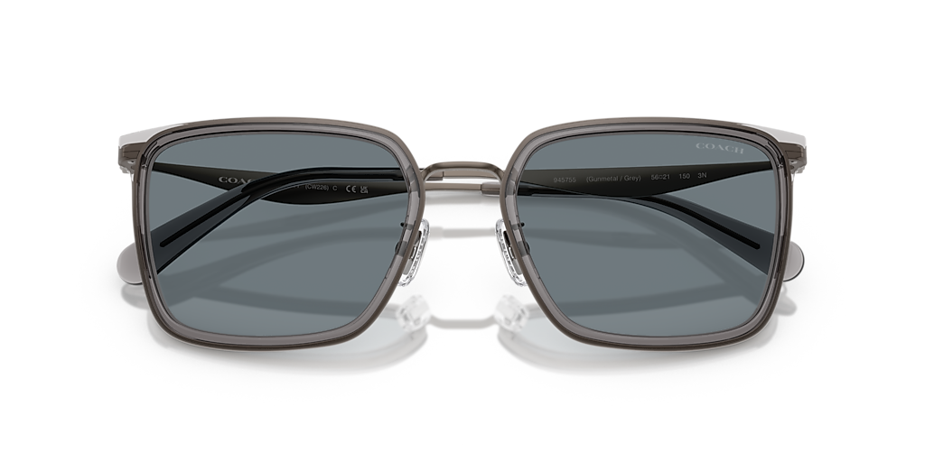 Coach CW226 XXL (56 - 21) with Grey lenses and Grey frame