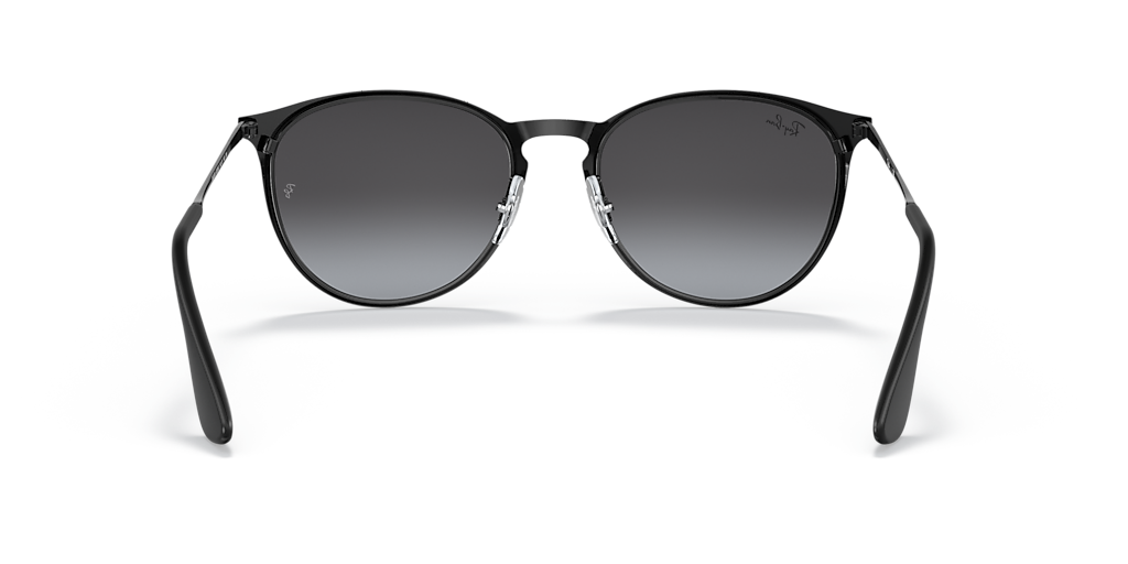 Ray-Ban Erika Metal M (54 - 19) with Grey lenses and Black frame