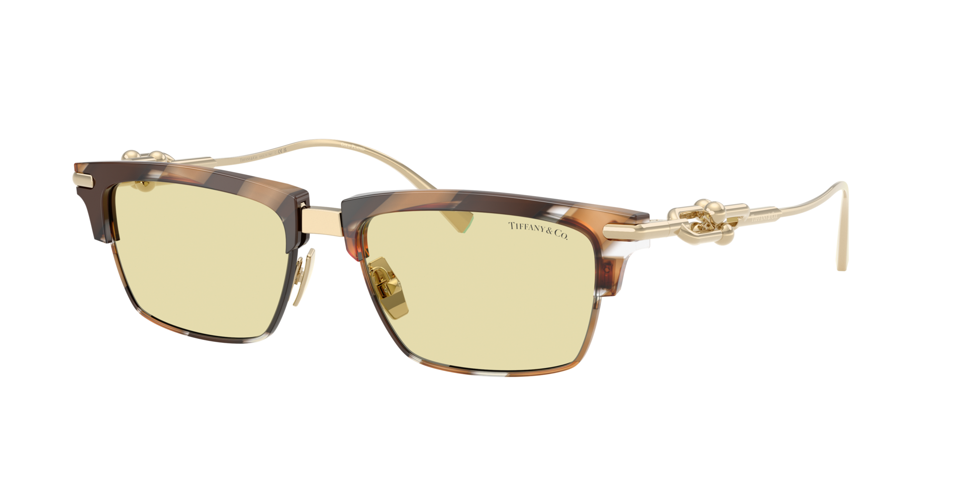 Tiffany & Co. Unisex Sunglass TF4262K -  Frame color: Brown Havana, Lens color: Brown