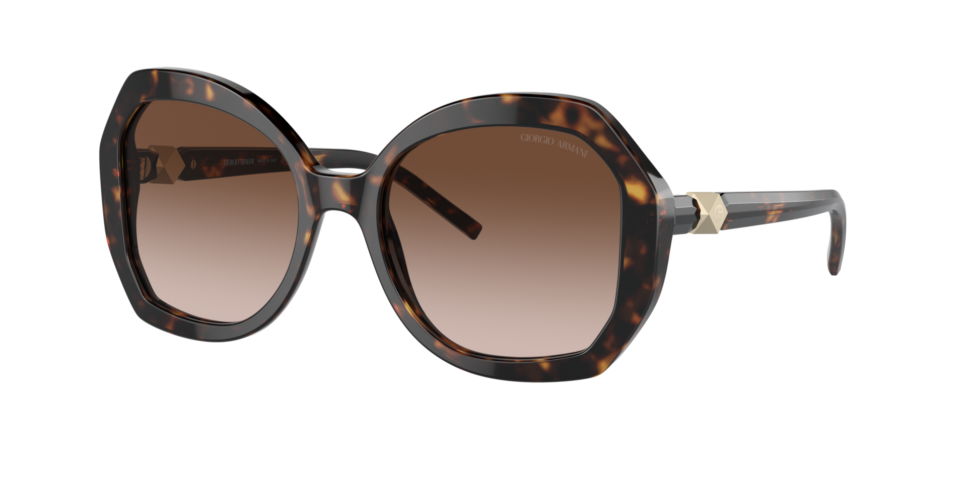 Giorgio Armani Woman Sunglass AR8180 -  Frame color: Havana, Lens color: Gradient Brown