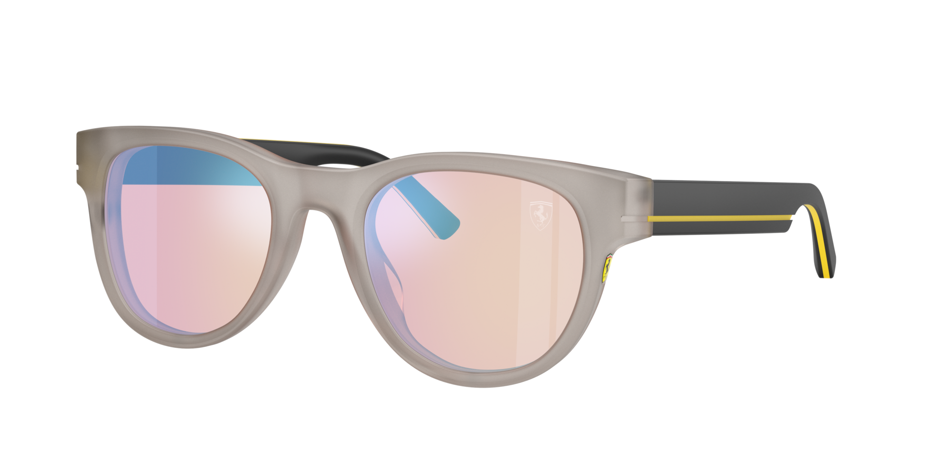 Ferrari Scuderia Pink Man Fz6034u 772/Ma Sunglasses Acetate Grey Round Normal Mirrored - Image 2