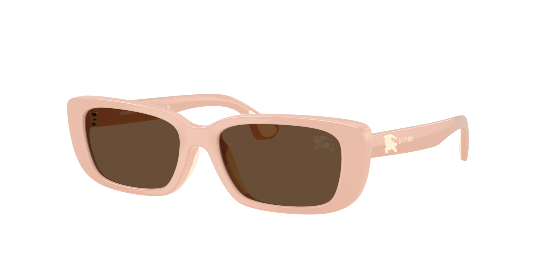 Burberry Unisex Sunglass JB4006U -  Frame color: Pink, Lens color: Dark Brown