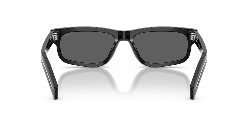 Prada PR B11S L (57 - 17) with Grey lenses and Black frame