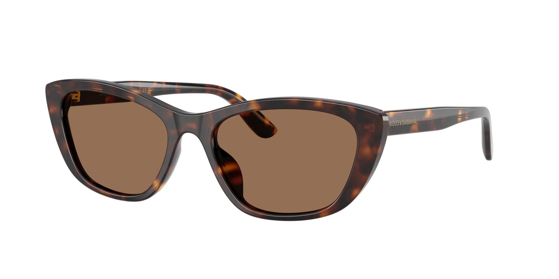 Dolce&Gabbana Frau Sunglass DG4571 - Rahmenfarbe: Havana, Linsenfarbe: Dunkelbraun