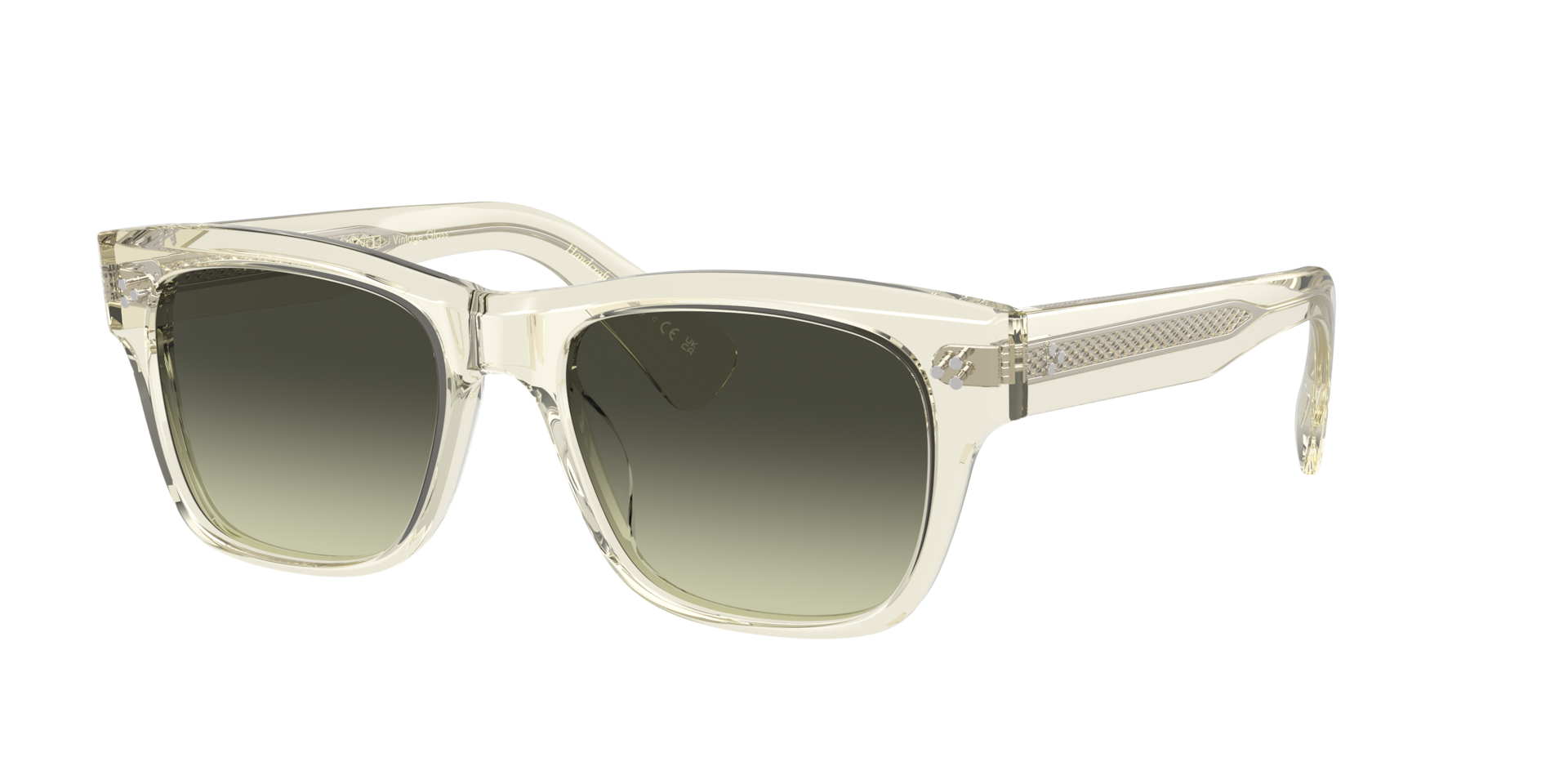 Oliver Peoples Unisex Sunglass Birell Sun - Rahmenfarbe: Pale Citrine, Linsenfarbe: G-15 Gradient