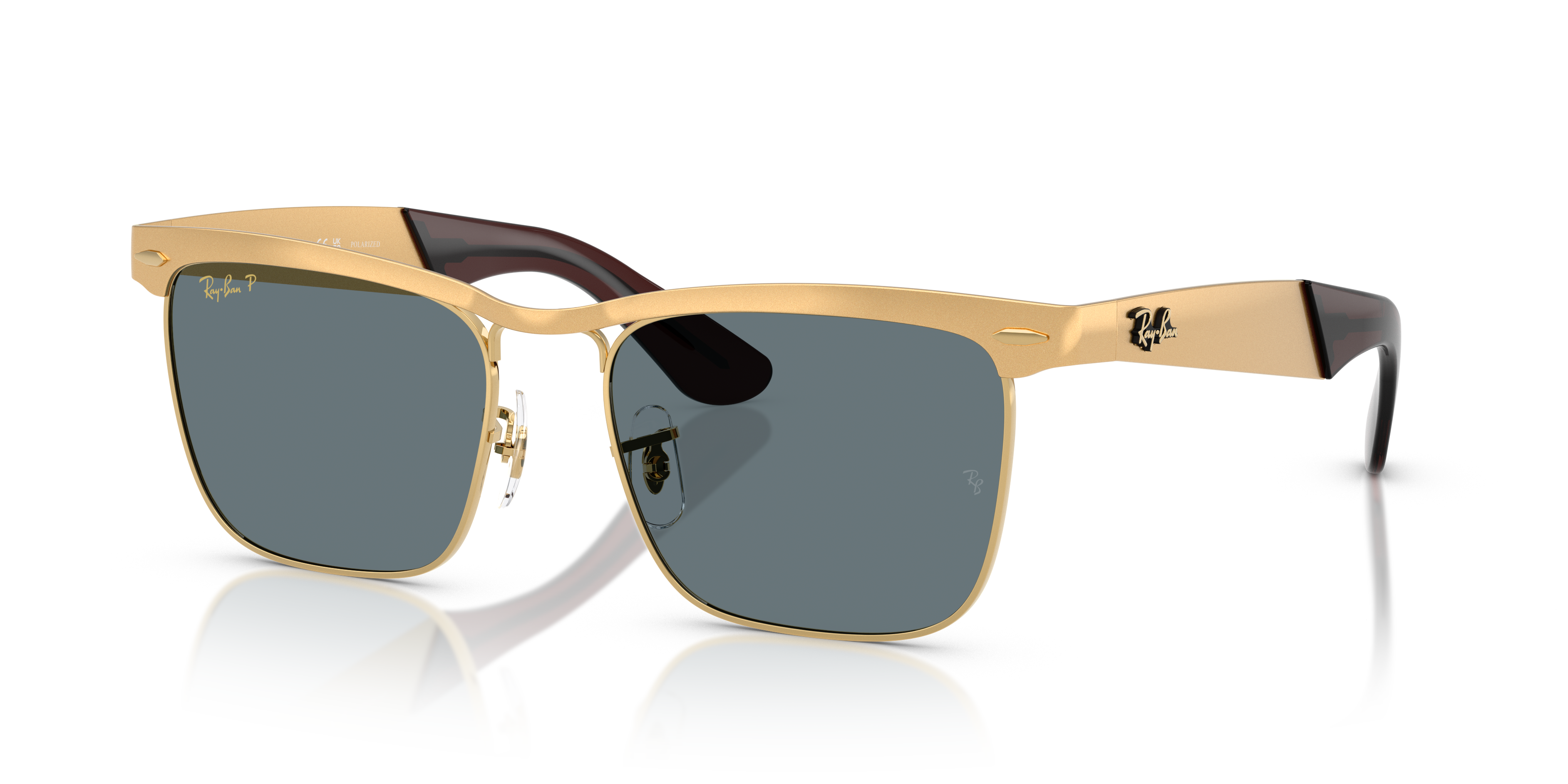 Ray-Ban Wayfarer Deluxe XXL (56 - 18) com Lentes Azul e Armação