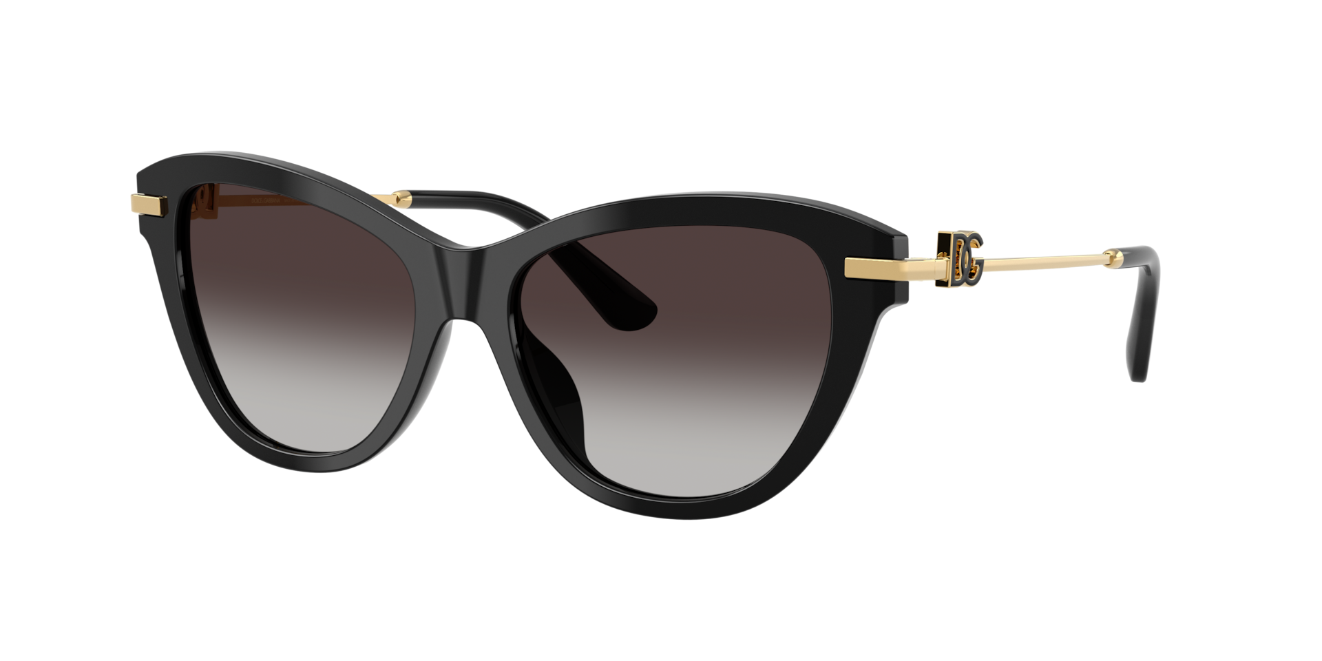 Dolce&Gabbana Femme Sunglass DG4534 - Couleur du Monture: Noir, Couleur de Lentille: Noir dégradé Gris clair