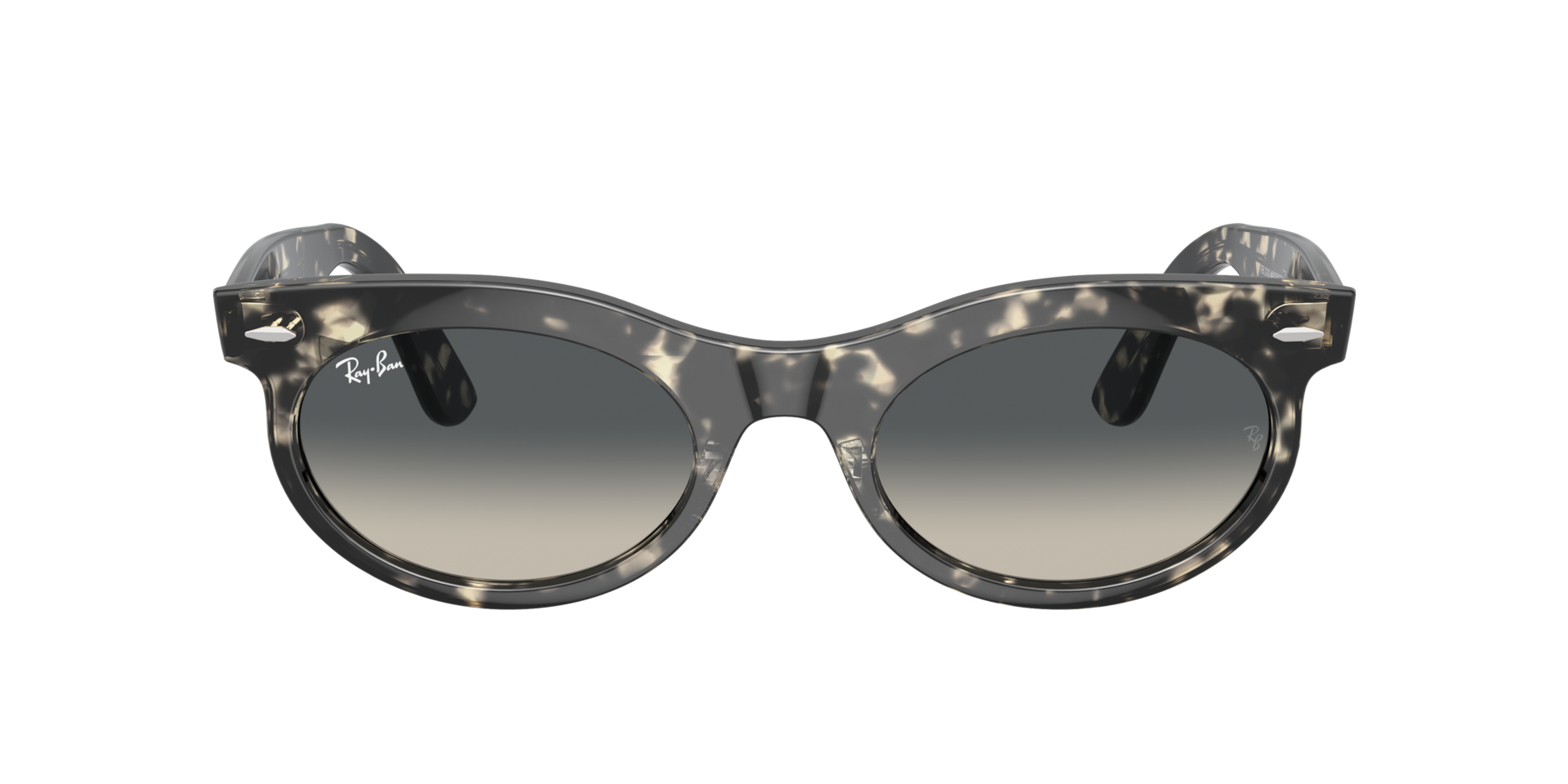 Ray-Ban Wayfarer Oval M (50 - 22) with Grey lenses and Tortoise