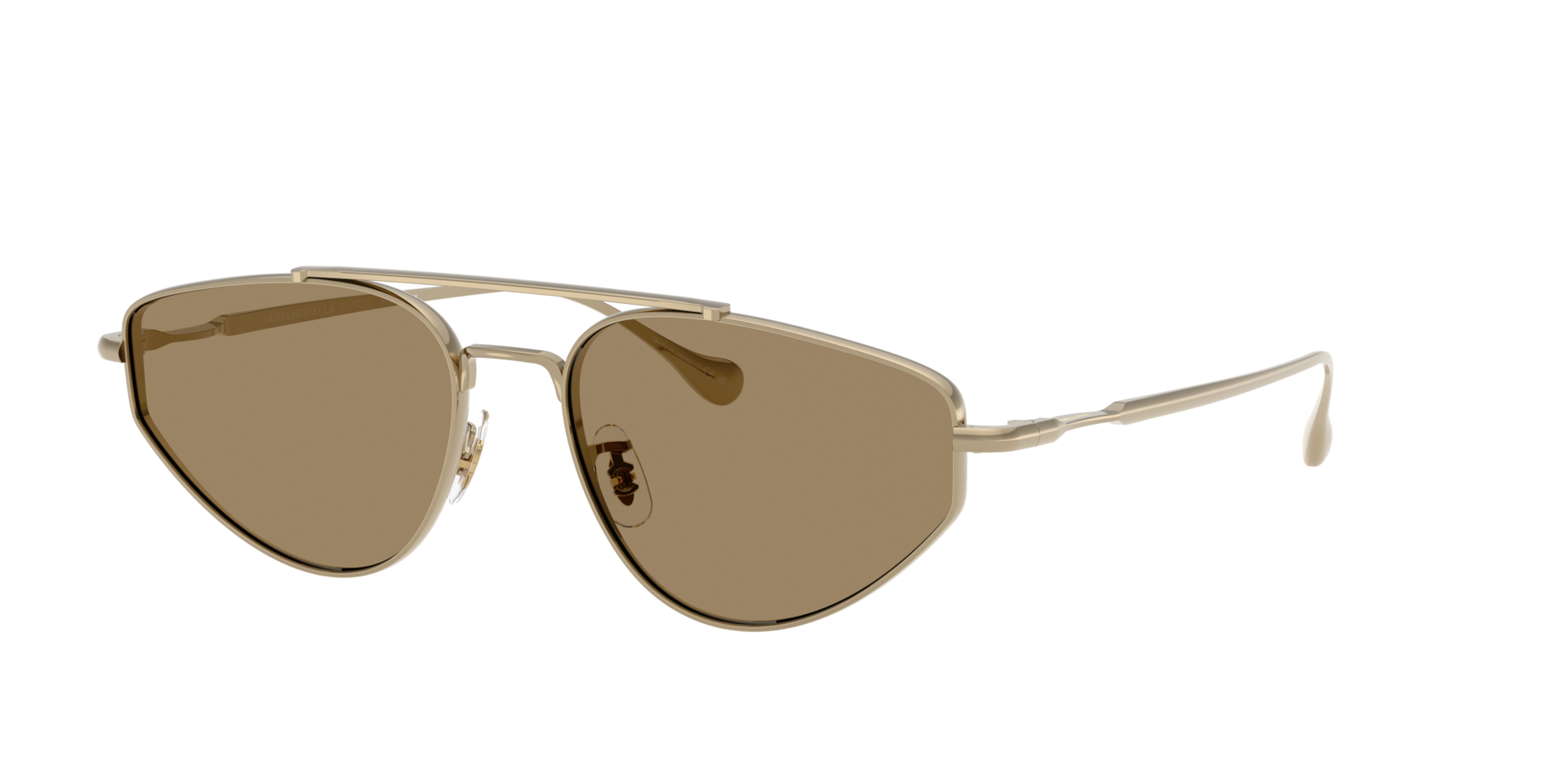 Oliver Peoples Femme Sunglass OV1371ST Edition 5 - Couleur du Monture: Or, Couleur de Lentille: Or pâle