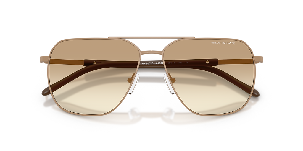 Armani Exchange AX2057S L (59 - 14) with Brown lenses and Brown