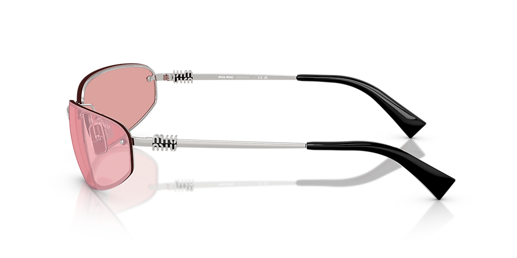 Miu Miu MU A50S L (69 - 15) with Pink lenses and Silver frame