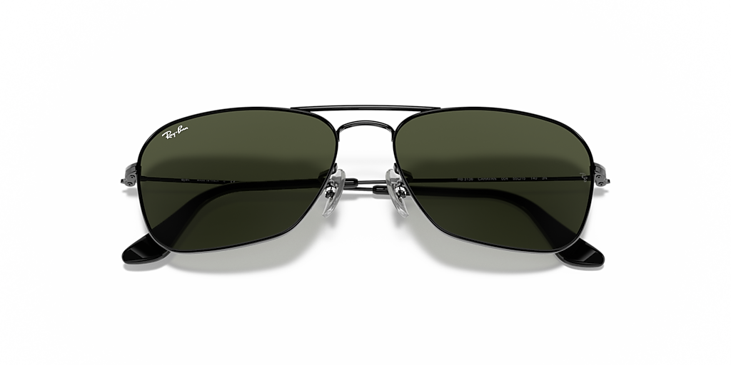 RayBan RB3136 Caravan 55□15 Ray-Ban Caravan L (55 - 15) with Green lenses and Grey frame