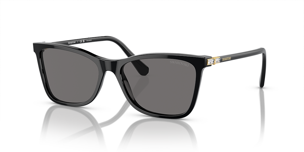 Swarovski SK6004 M (55 - 16) with Grey lenses and Black frame