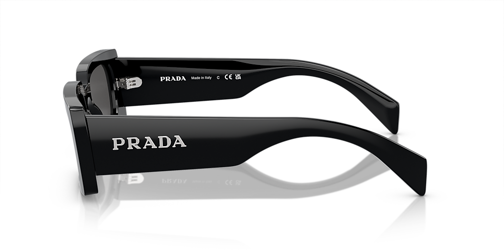 Prada PR A07SF S (54 - 18) with Grey lenses and Black frame