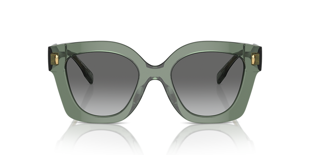 New Tory Burch Women Transparent Green Sunglasses 49-20-145 Tory Burch TY 7201U Plastic Womens Irregular Sunglasses  main image 2