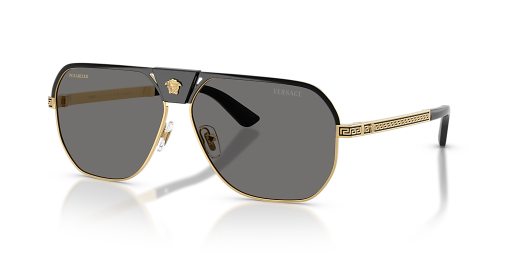 Versace VE2294 XL (61 - 12) with Grey lenses and Black frame