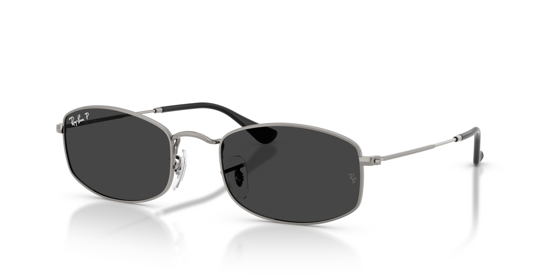 Ray-Ban RB3832 XL (55 - 21) with Black lenses and Grey frame