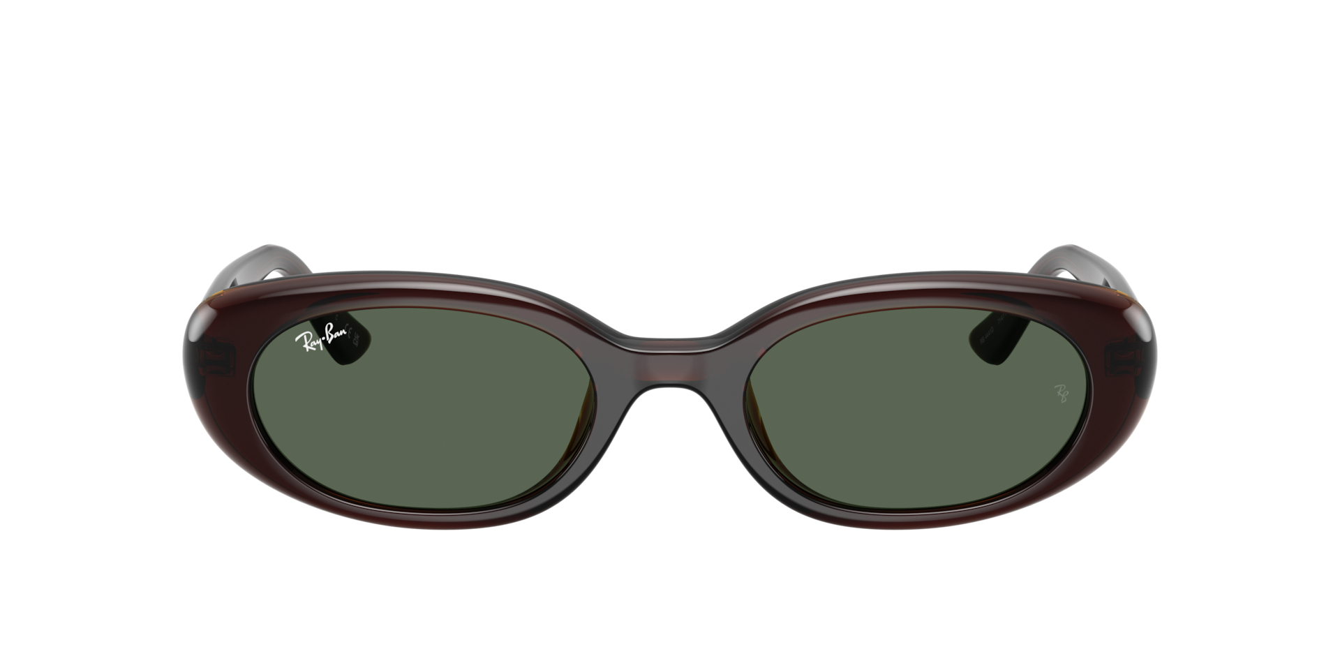 Ray-Ban RB4441D L (53 - 21) with Green lenses and Brown frame