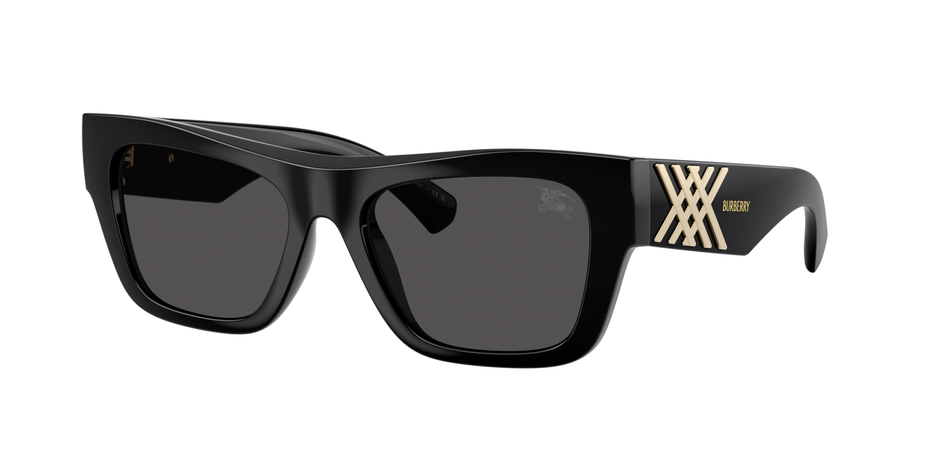 Burberry Woman Sunglass BE4490U -  Frame color: Black, Lens color: Dark Grey