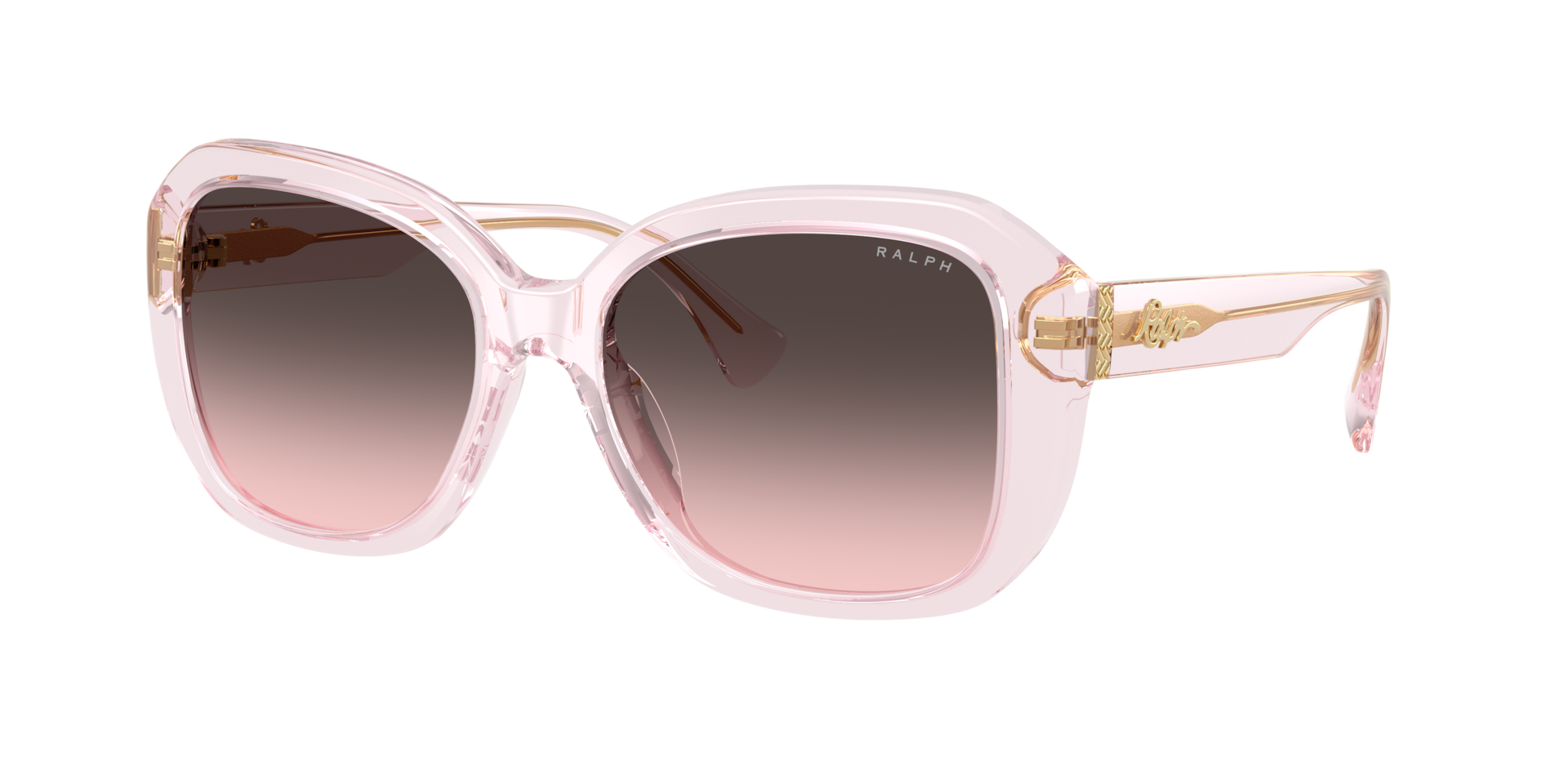 Ralph Woman Sunglass RA5321U -  Frame color: Transparent Pink, Lens color: Pink Gradient Grey