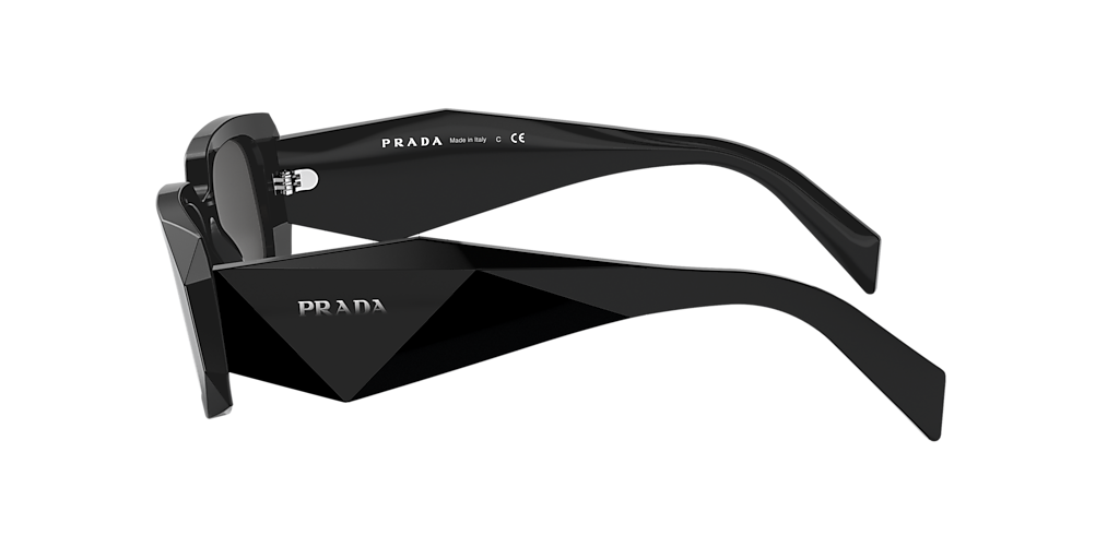 Prada PR 17WSF S (51 - 20) with Grey lenses and Black frame