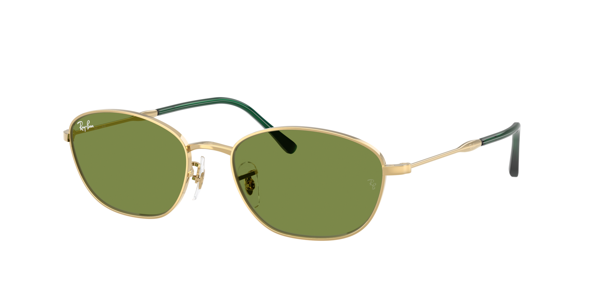 Ray-Ban Woman Sunglass RB3749 -  Frame color: Arista Gold, Lens color: Green