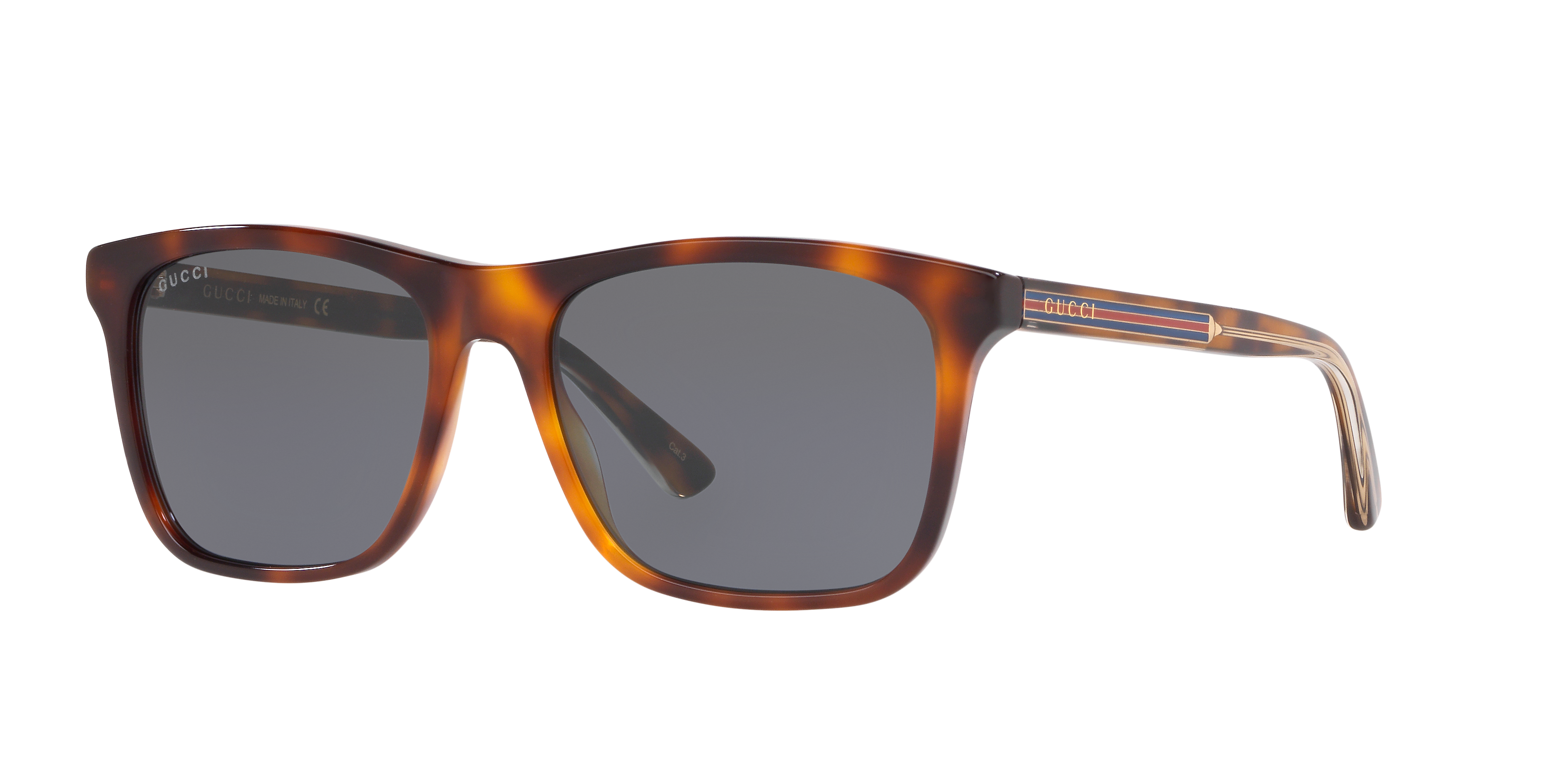 Gucci GG0381SN M (57 - 18) with Brown lenses and Brown frame