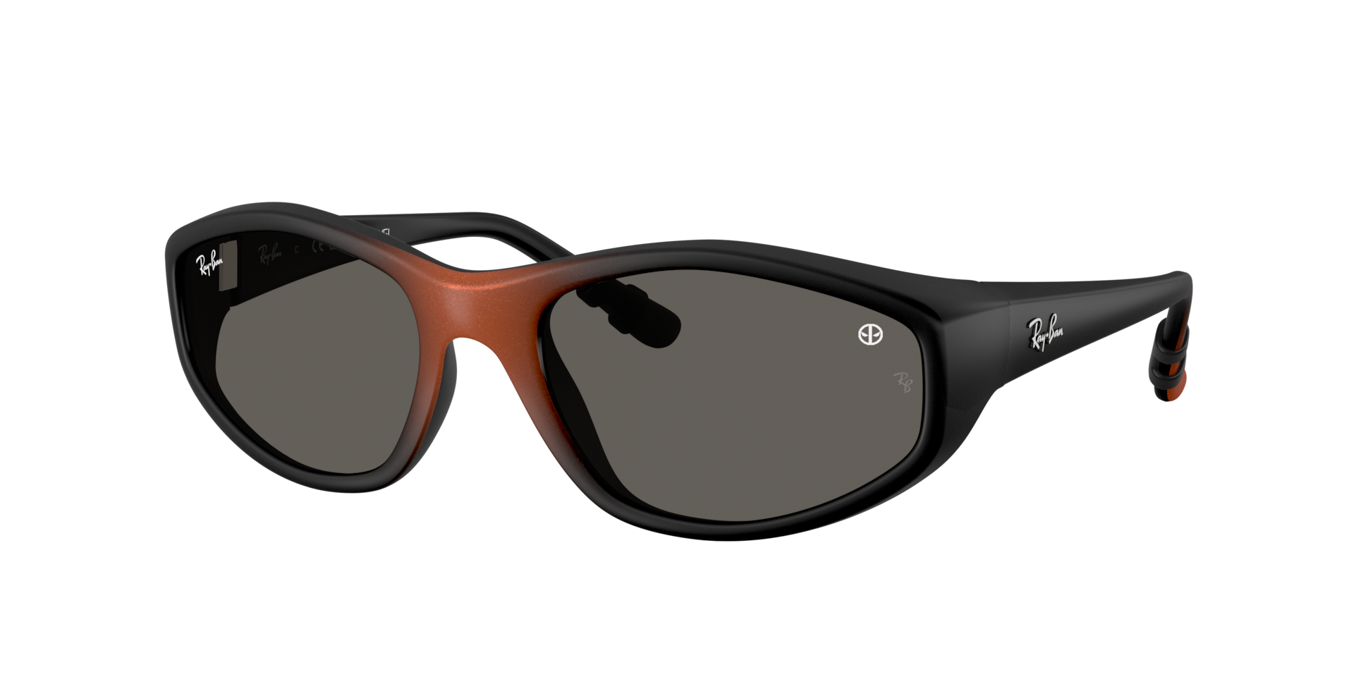 RayBan Unisex Sunglass RayBan MARVEL Deadpool RB2228 Frame color Black Lens color Dark Grey
