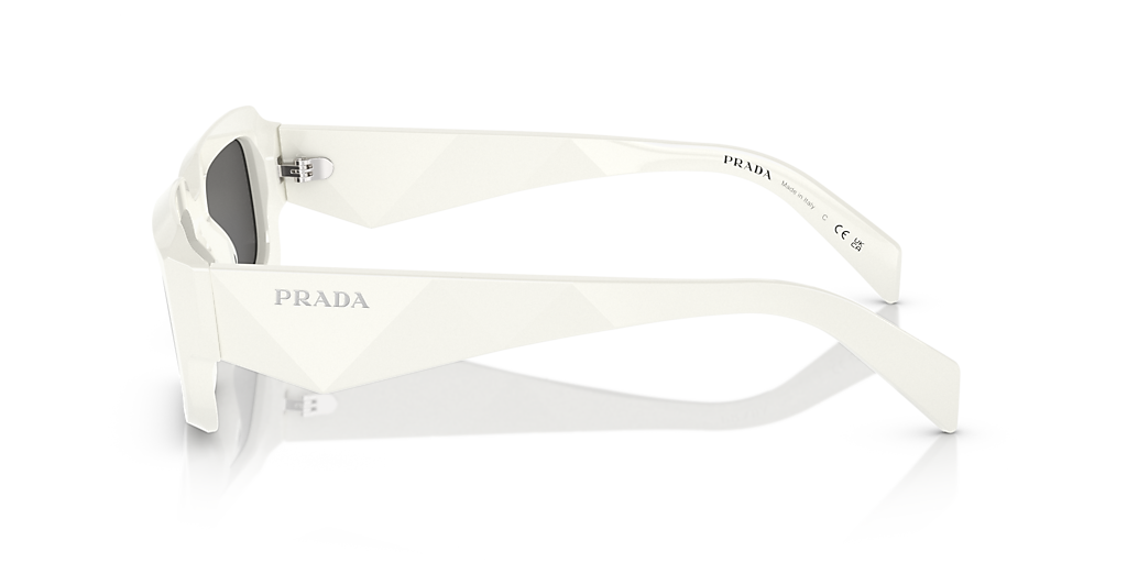 Prada PR 27ZS L (54 - 21) with Grey lenses and White frame