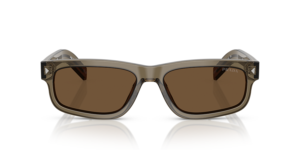 Prada PR B11S M (55 - 17) with Brown lenses and Beige frame