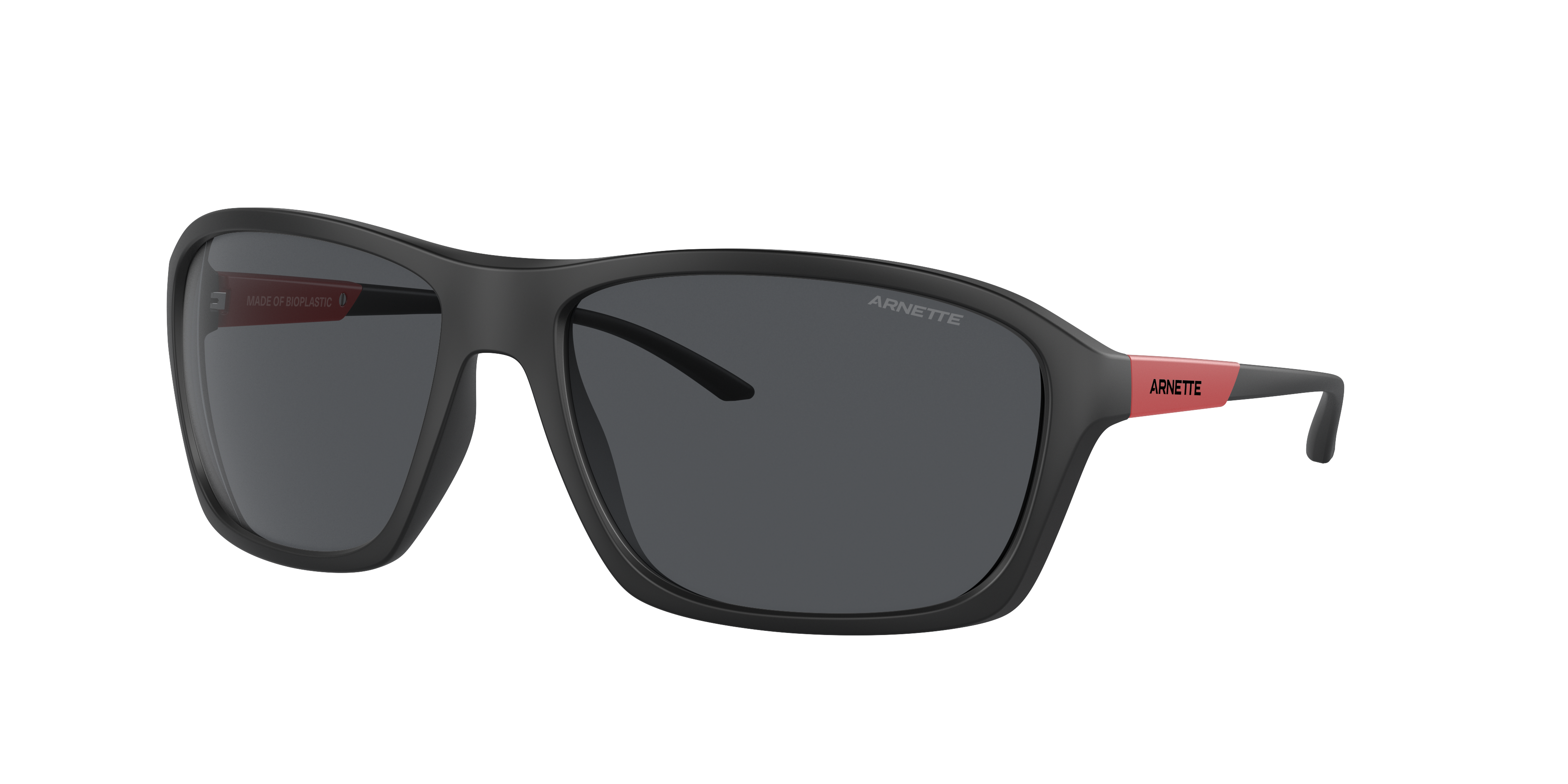 Arnette Man Sunglass Nitewish -  Frame color: Matte Black, Lens color: Dark Grey