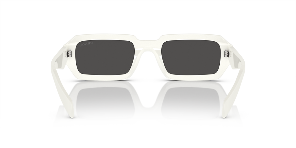 Prada PR A12S M (52 - 21) with Grey lenses and White frame