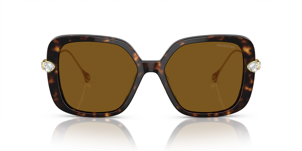 Swarovski SK6011 XL (55 - 17) with Brown lenses and Tortoise frame
