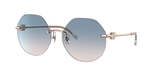 【Tiffany⭐︎】③ Tiffany & Co. TF3113KB XL (60 - 13) with Blue lenses and Gold
