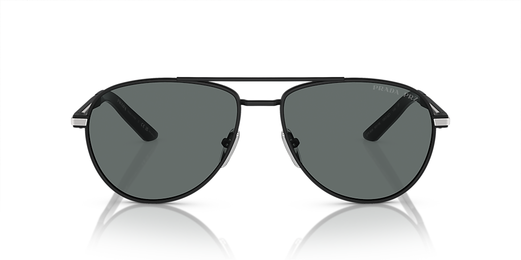 Prada PR A54S XXL (60 - 16) with Grey lenses and Black frame