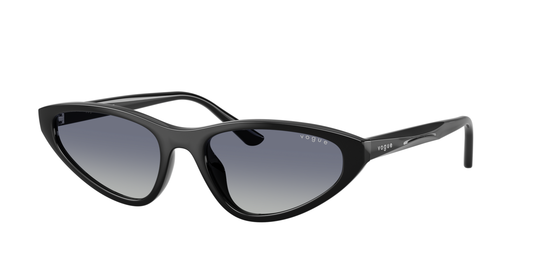 Vogue Eyewear Black Vo5726su W44/4L Woman Sunglasses Acetate Cat Eye Normal Nuanced - Image 3