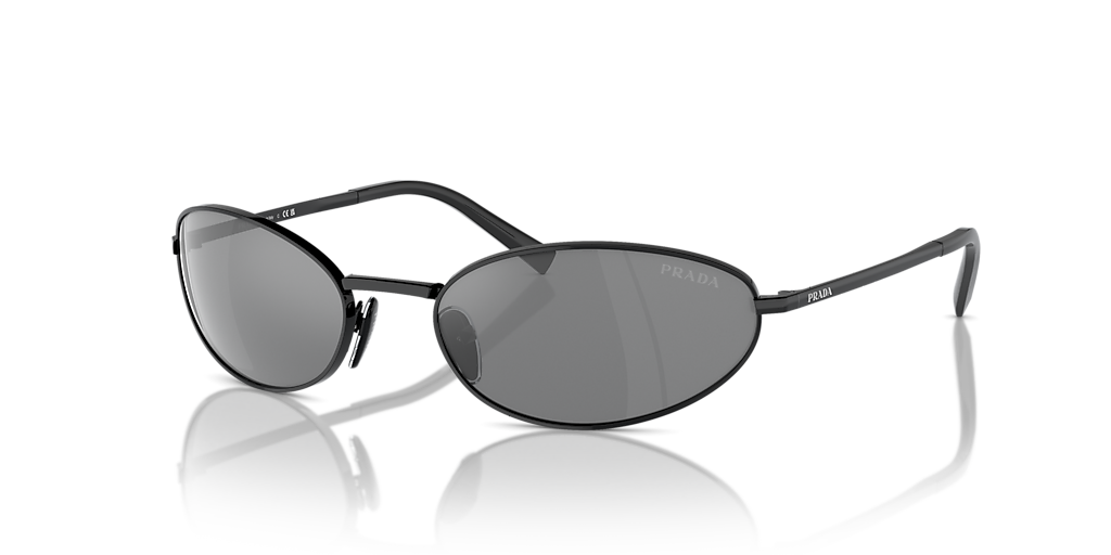 Prada PR A59S L (59 - 19) with Silver lenses and Black frame