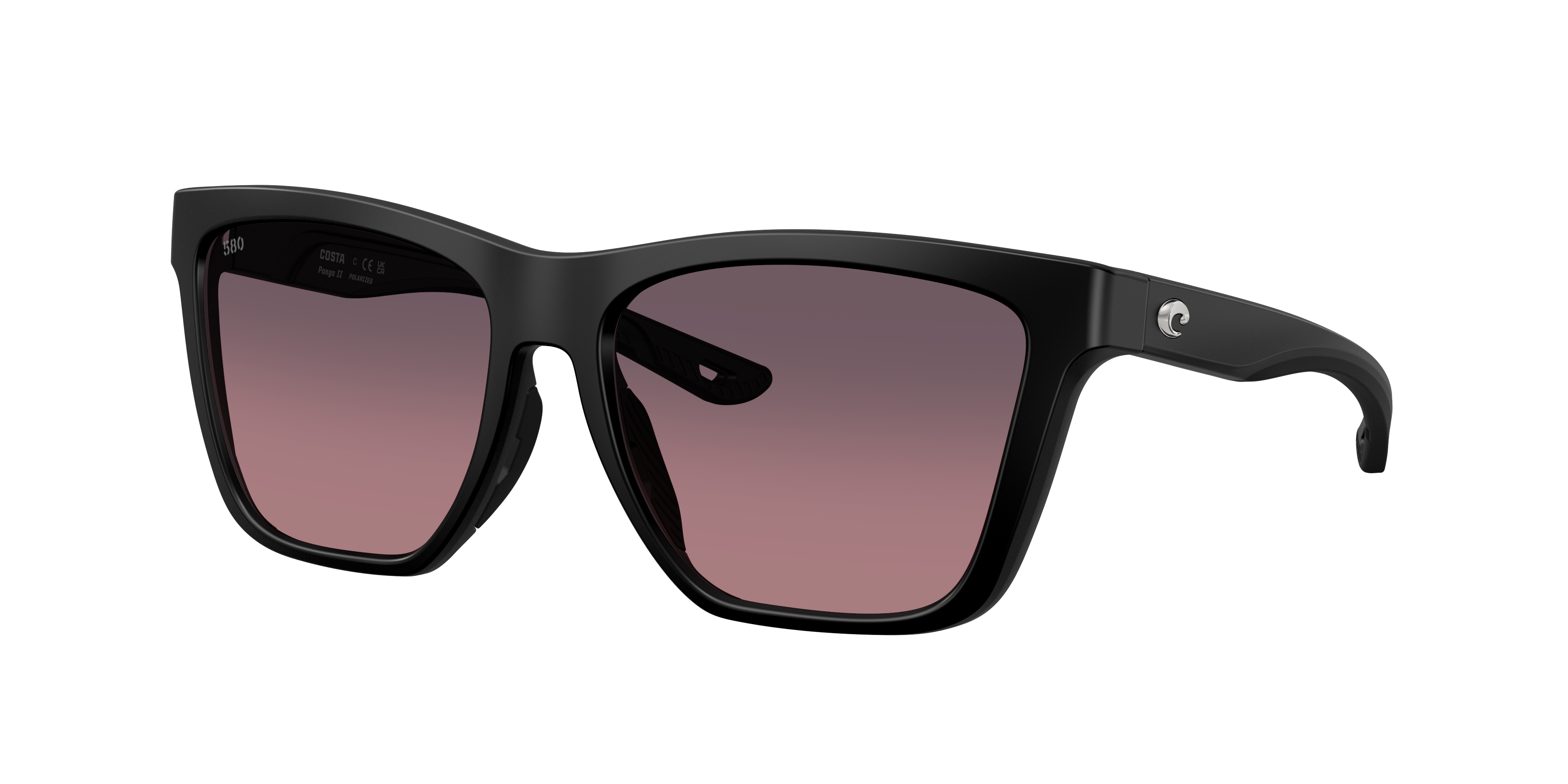 Costa Woman Sunglass Panga II -  Frame color: Matte Black, Lens color: Rose Gradient