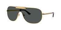 Versace VE2293 XXL (0 - 140) with Grey lenses and Gold frame