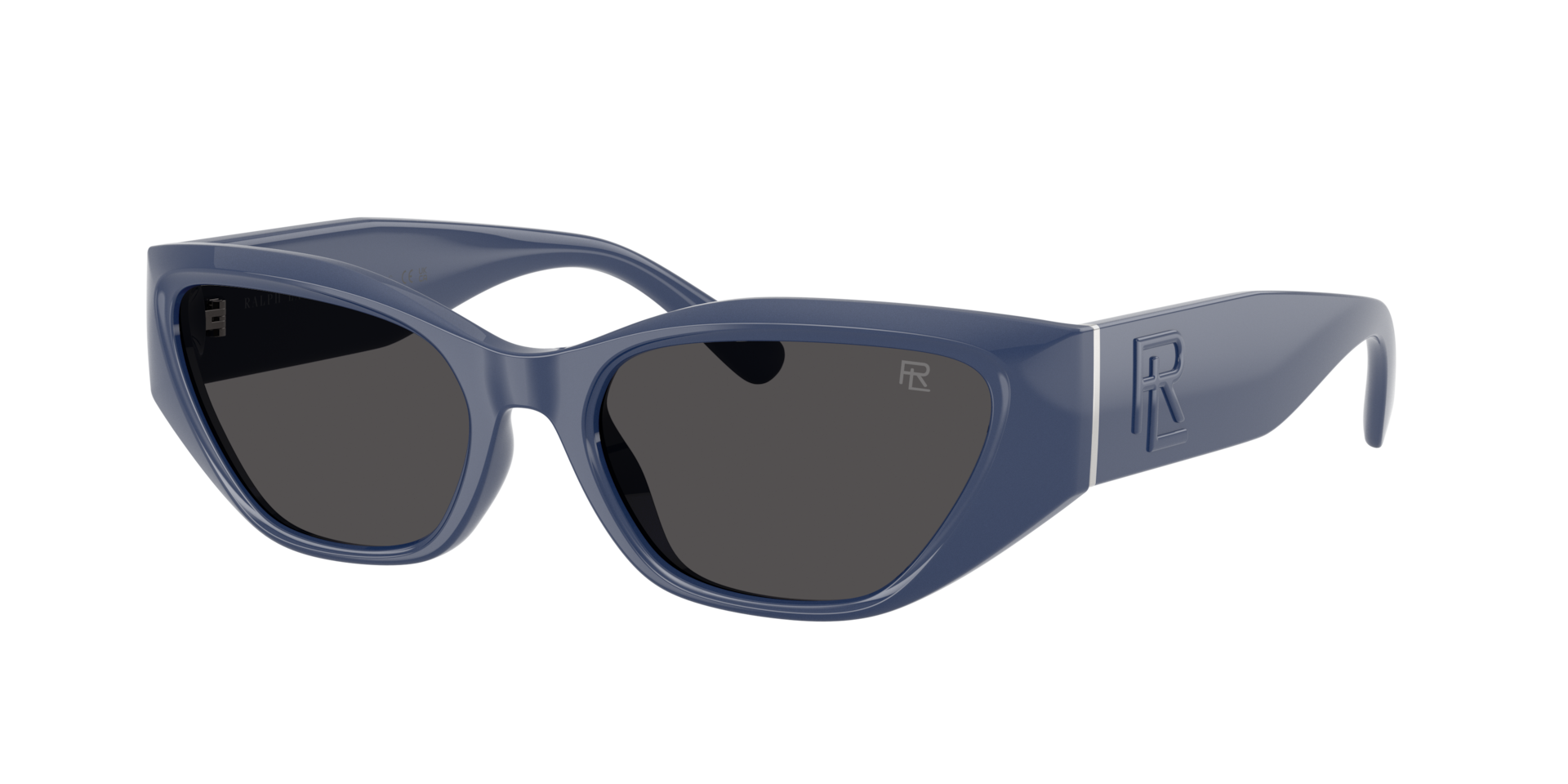 Ralph Lauren Mujer Gris Oscuro Sunglass Rl8231u - Color Del Marco: Azul Brillante, Color De La Lente:
