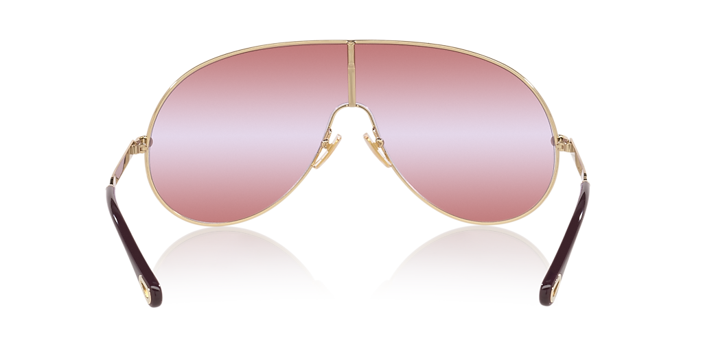 Chloé CH0283S XXL (99 - 199) with Red lenses and Gold frame  display picture 3