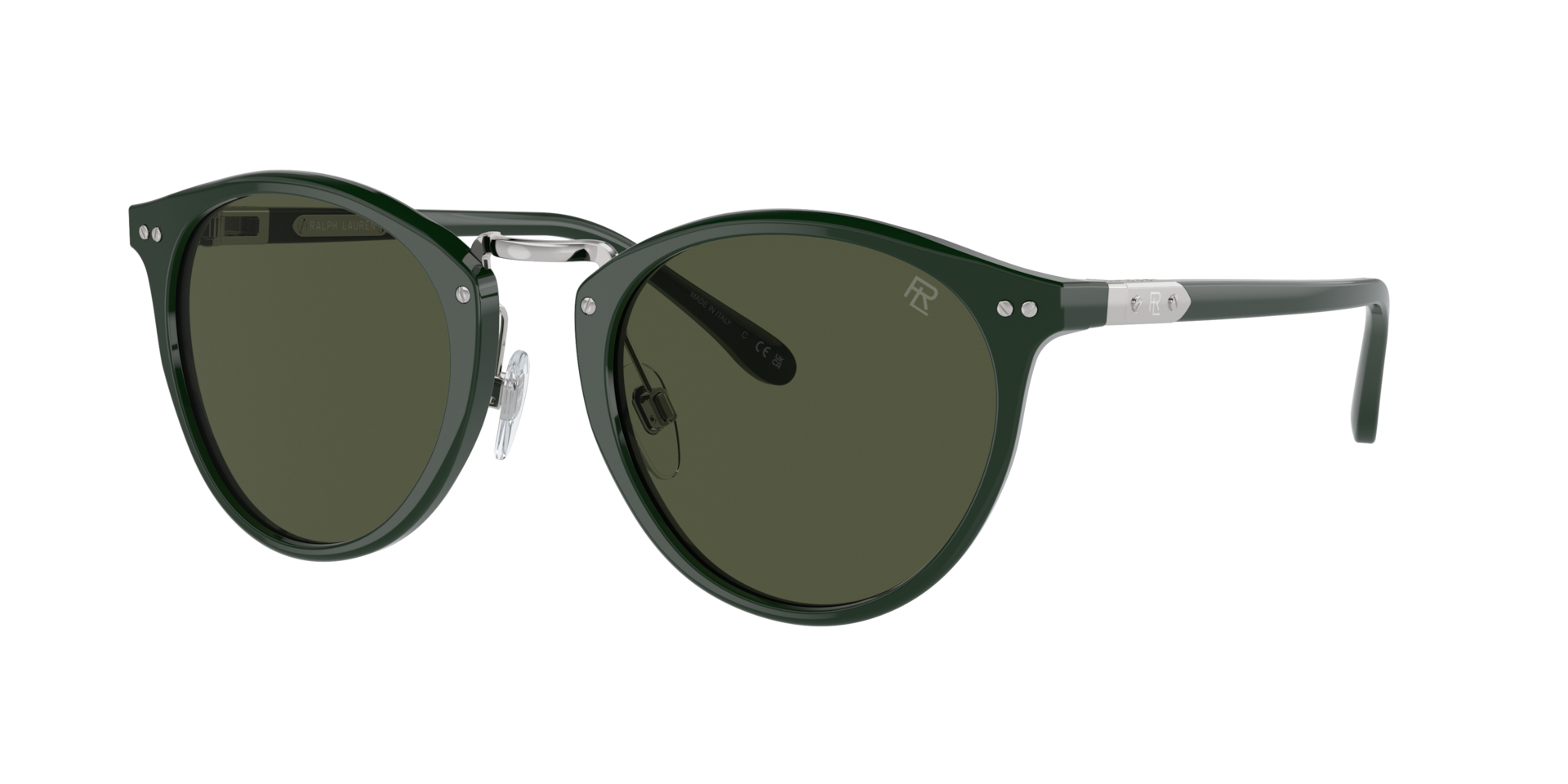 Ralph Lauren Homme Sunglass The Quincy - Couleur du Monture Vert fort Couleur de Lentille Vert 252 €