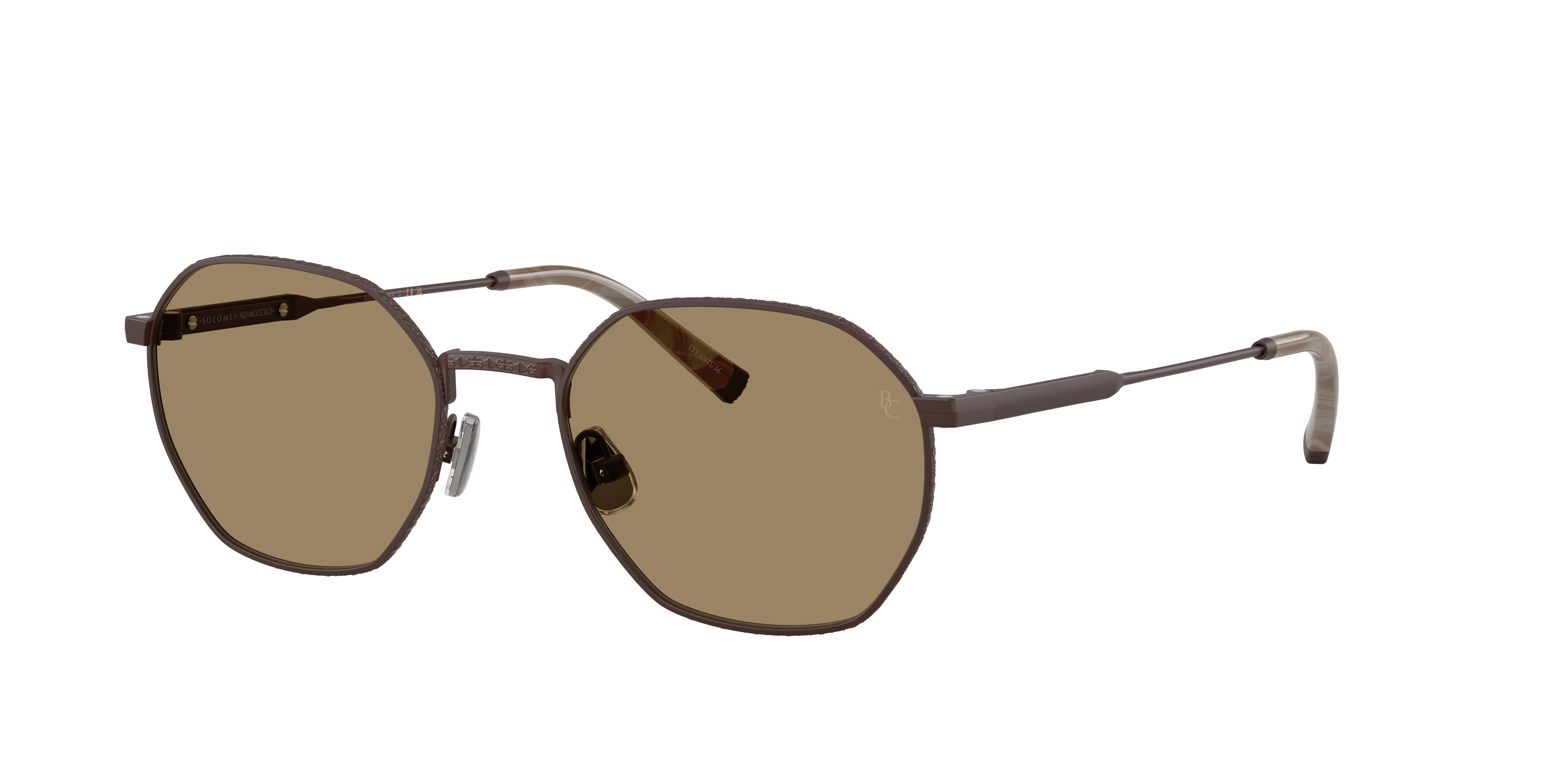 Brunello Cucinelli Unisex Sunglass BC2003ST -  Frame color: Cioccolato, Lens color: Nocciola