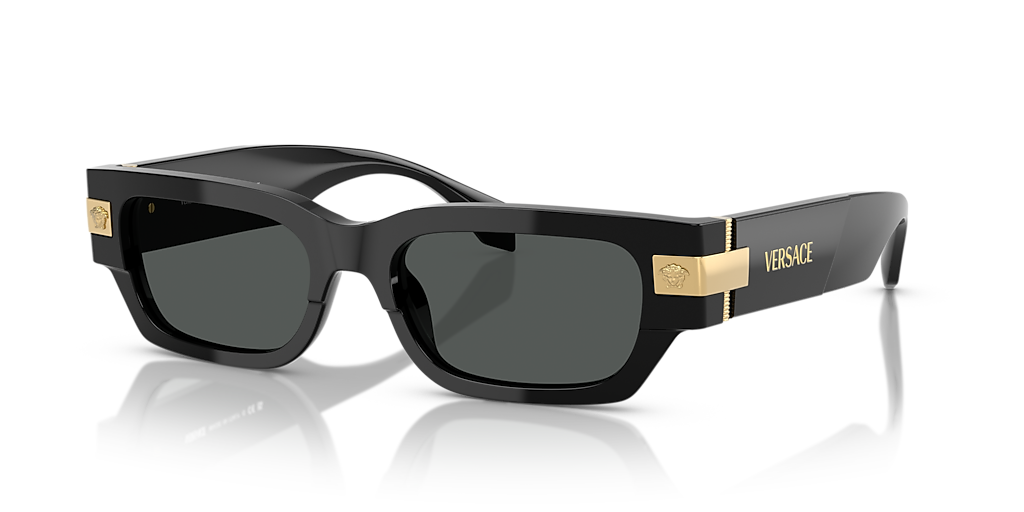 Versace VE4465F XXL (53 - 18) with Grey lenses and Black frame