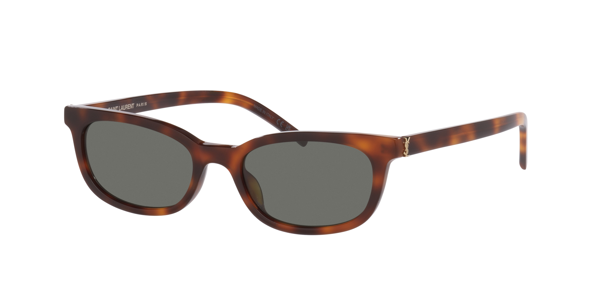 Saint Laurent Femme Sunglass Sl M160 - Couleur du Monture caille de tortue Incolore Couleur de Lentille Gris 340 €