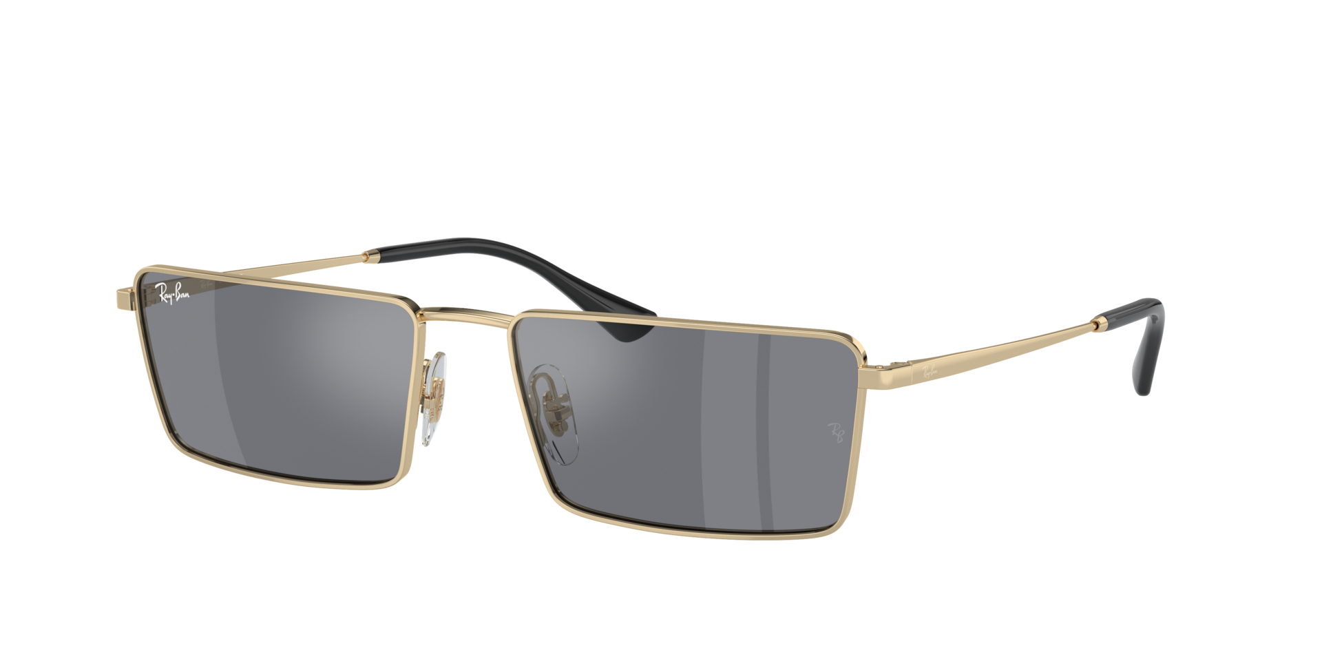 Ray-Ban OLYMPIAN DELUXE 「BIO」 Ray-Ban Emy Bio-Based L (56 - 17) with Grey lenses and Gold frame