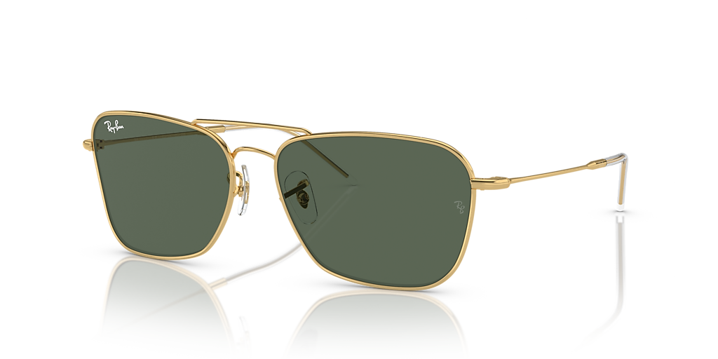 Ray-Ban Caravan Reverse XXL (61 - 15) com Lentes Verde e Armação