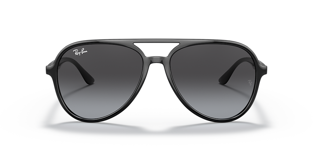 Ray-Ban RB4376 L (57 - 16) with Grey lenses and Black frame