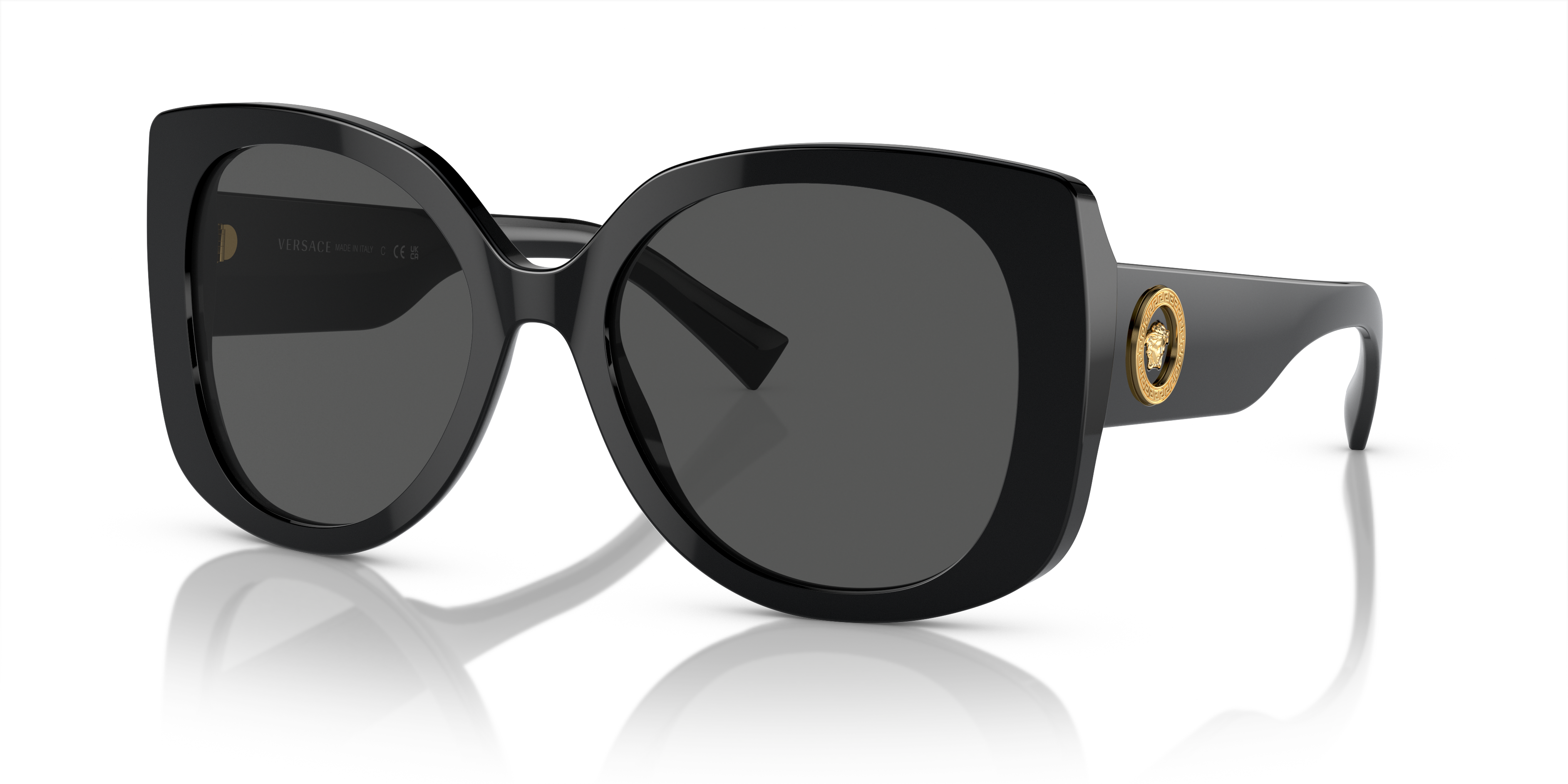 Versace VE4387 L (56 - 19) with Grey lenses and Black frame